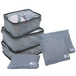 GForce 6-Piece Travel Organizer Set in Grey