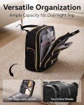 LUGGEX Lightweight Underseat Carry-On Luggage - Black