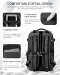 Coowoz Travel Backpack with Laptop Compartment - Black