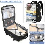 Spacious Waterproof Anti-Theft Carry-On Travel Backpack