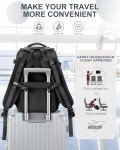 Coowoz Travel Backpack with Laptop Compartment - Black