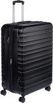 30-Inch Black Hardside Suitcase with Spinner Wheels