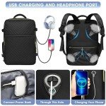 Spacious Waterproof Anti-Theft Carry-On Travel Backpack