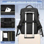Spacious Waterproof Anti-Theft Carry-On Travel Backpack