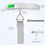Compact Digital Luggage Scale with Type-C Port