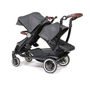 Austlen Entourage 2.0 Black Double Stroller