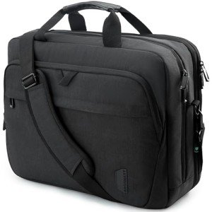 BAGSMART 17.3" Expandable Laptop Shoulder Bag