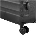 30-Inch Black Hardside Suitcase with Spinner Wheels
