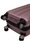 Rockland London 20-Inch Pink Hardside Spinner Luggage