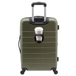 Wrangler Olive Green Smart Luggage Set, 20-Inch