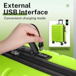 AnyZip 20" Carry-On with 14" Cosmetic Case Set