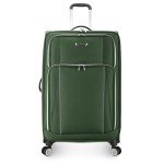 30-Inch Green Softside Expandable Spinner Luggage