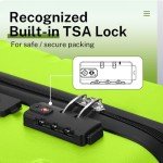 AnyZip 20" Carry-On with 14" Cosmetic Case Set