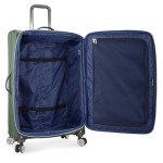 30-Inch Green Softside Expandable Spinner Luggage