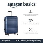 Navy Blue 26-Inch Hardside Spinner Suitcase