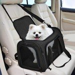 Henkelion TSA Approved Soft Pet Carrier - Black