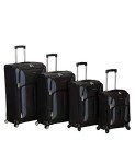 Rockland Impact 4-Piece Softside Spinner Luggage Set
