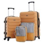 Wrangler Miami 4-Piece Luggage and Packing Cubes