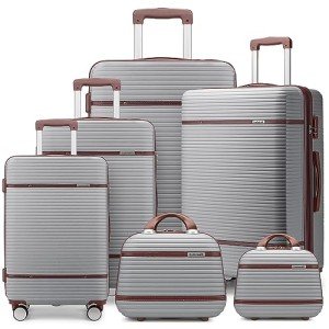 Lulusail 6-Piece Expandable Hardside Luggage Set
