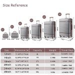 Lulusail 6-Piece Expandable Hardside Luggage Set
