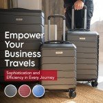 Dark Grey Expandable 4-Piece Luggage Set