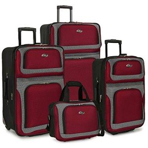 U.S. Traveler New Yorker 4-Piece Rolling Luggage Set