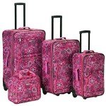 Pink Bandana 4-Piece Softside Luggage Set