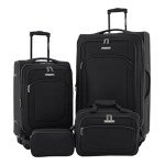 Soulana Black 4-Piece Luggage Set by Travelers Club