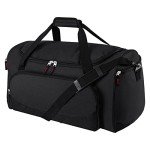 Large 55L Black Sports Gym Duffle Bag