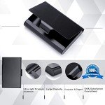 MaxGear Metal Business Card Holder - Aluminum Wallet