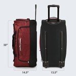 Durable Wheeled Duffel Bag with Telescoping Handle