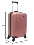 Rose Gold 20-Inch Hardside Spinner Carry-On