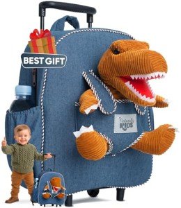 Dinosaur Toddler Luggage and Rolling Backpack