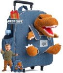 Dinosaur Toddler Luggage and Rolling Backpack