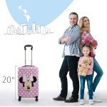 Minnie Mouse Kids 20-Inch Spinner Carry-On Luggage