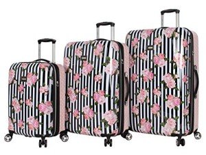 Betsey Johnson 3-Piece Expandable Hardside Luggage Set