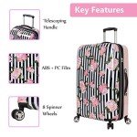 Betsey Johnson 3-Piece Expandable Hardside Luggage Set