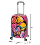 Rockland Vision 3-Piece Hardside Spinner Luggage Set