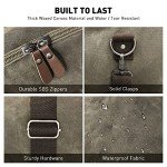 Wildroad 50L Waterproof Waxed Canvas Duffle Bag