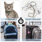 4-Pack Waterproof Airtag Holders with Keychain