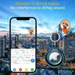4-Pack Waterproof Airtag Holders with Keychain