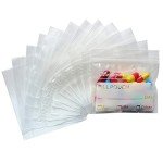 Serfeymi Clear Travel Pill Pouch Bags - 120 Pack