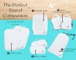 8-Piece Compression Packing Cubes Set for Travel