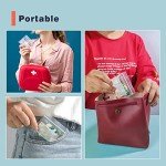 Serfeymi Clear Travel Pill Pouch Bags - 120 Pack