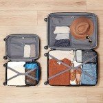Amazon Basics 2-Piece Hardside Luggage Set - Black