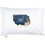 Organic Cotton Toddler Travel Pillow - Soft White