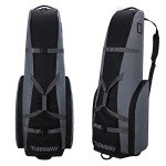 TurnWay Foldable Waterproof Golf Travel Bag with Wheels
