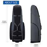 TurnWay Foldable Waterproof Golf Travel Bag with Wheels