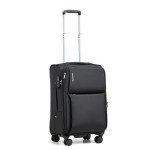 Hanke 20-Inch Expandable Carry-On Luggage - Black