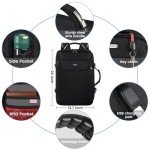 40L Laptop Backpack with USB Port, TSA Approved